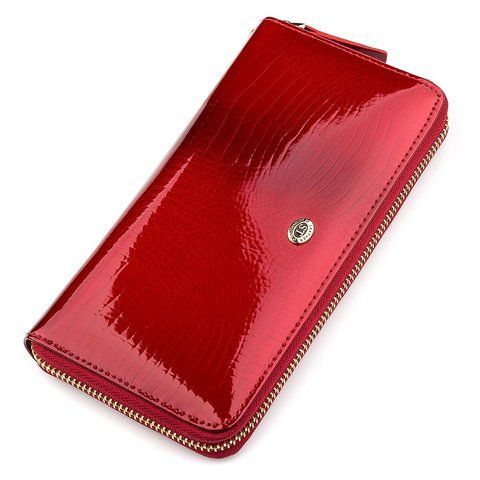 Красный кожаный кошелек-клатч ST Leather SO-18397 SO-18397 фото