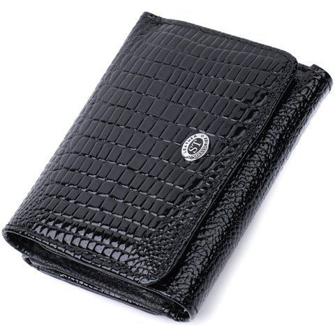Чорне портмоне з натуральної шкіри ST Leather SO-22732 SO-22732 фото