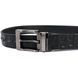 Чоловічий чорний шкіряний ремінь CROCODILE LEATHER SO-18018 SO-18018 фото 3