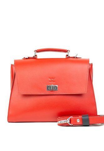 Красная женская кожаная сумка кросс-боди The Wings TW-Classic-red-ksr TW-Classic-red-ksr фото