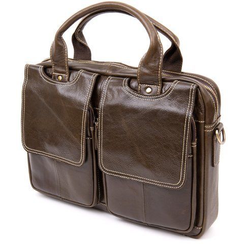 Мужской кожаный портфель Vintage SO-20443 коричневый SO-20443 фото