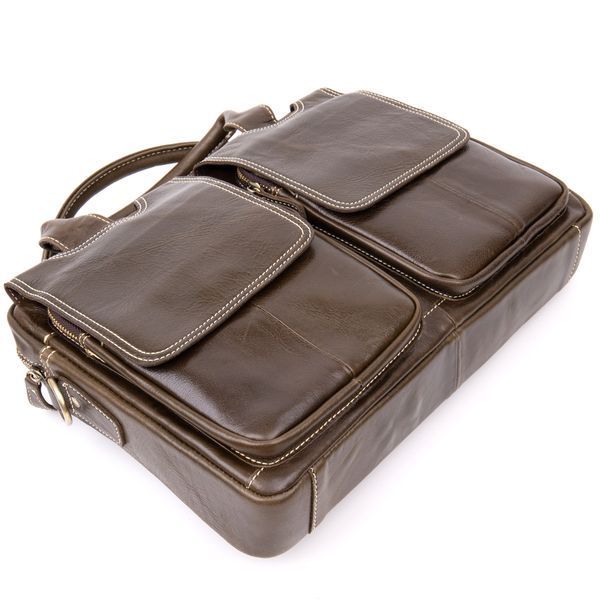 Чоловічий шкіряний портфель Vintage SO-20443 коричневий SO-20443 фото