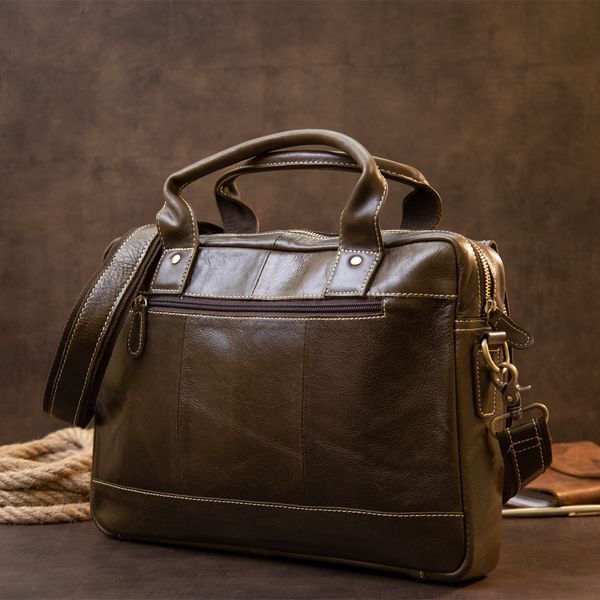 Чоловічий шкіряний портфель Vintage SO-20443 коричневий SO-20443 фото