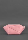 Жіноча рожева шкіряна косметичка BlankNote BN-CB-2-pink-peach BN-CB-2-pink-peach фото