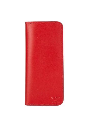 Червоне портмоне з натуральної шкіри The Wings Middle TW-Middle-red-ksr фото