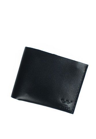 Чорне шкіряне портмоне The Wings Mini з монетницею TW-PM-1-1-black-ksr фото