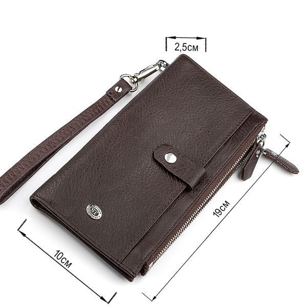 Коричневий шкіряний гаманець-клатч ST Leather SO-18382 SO-18382 фото