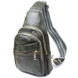 Женская сумка-слинг из экокожи Vintage SO-22756 зеленая SO-22756 фото