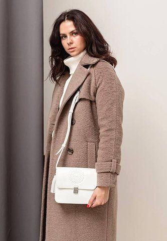 Біла жіноча шкіряна сумка крос-боді BlankNote BN-BAG-3-light BN-BAG-3-light фото