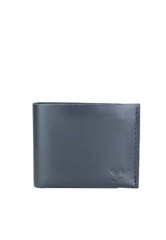 Синє портмоне з натуральної шкіри The Wings Mini з монетницею TW-PM-1-1-dark-blue фото