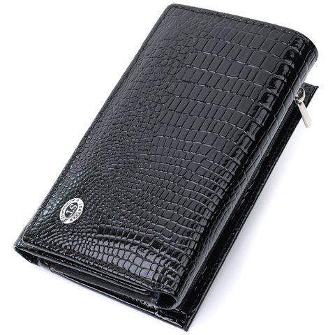 Чорний шкіряний гаманець-клатч ST Leather SO-22707 SO-22707 фото