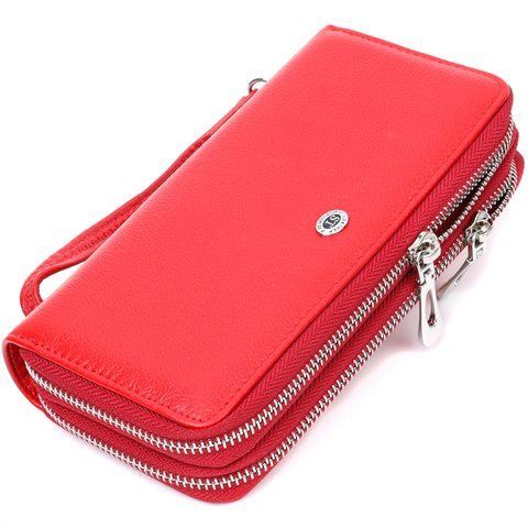 Красный кожаный кошелек-клатч ST Leather SO-19430 SO-19430 фото