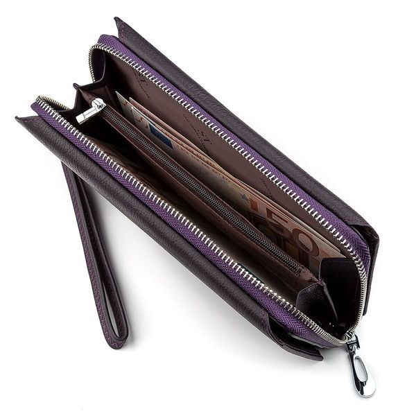 Фіолетовий кошелек-клатч из натуральной кожи ST Leather SO-18455 SO-18455 фото