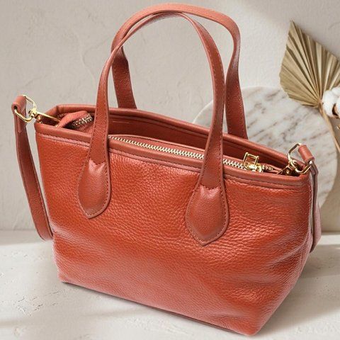 Женская кожаная сумка-кросс-боди Vintage SO-22285 коричневая SO-22285 фото