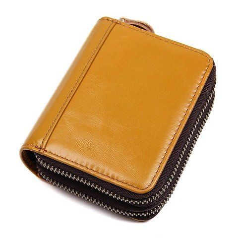 Жовта визитница из натуральной кожи Vintage SO-14963 SO-14963 фото