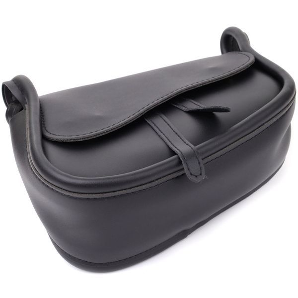 Женская сумка-седло из экокожи Vintage SO-SALE_15128 черная SO-sale_15128 фото