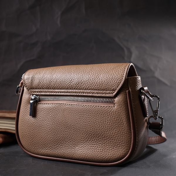Женская кожаная сумка-кросс-боди Vintage SO-22440 бежевая SO-22440 фото