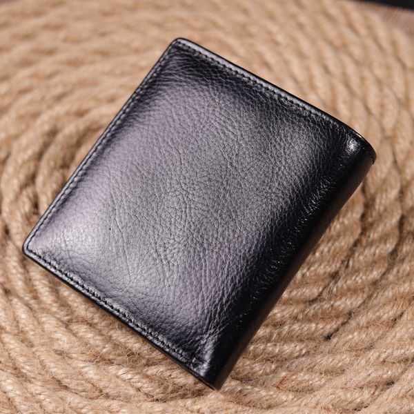 Черное портмоне из натуральной кожи ST Leather SO-19418 SO-19418 фото