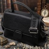 Женская кожаная сумка-кросс-боди Vintage SO-22291 черная SO-22291 фото