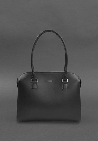 Чорна жіноча шкіряна сумка BlankNote BN-BAG-57-g BN-BAG-57-g фото