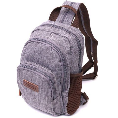 Серый текстильный рюкзак Vintage SO-22149 SO-22149 фото