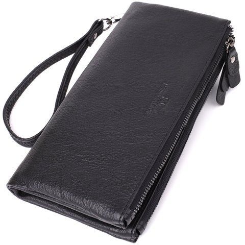 Черный кожаный кошелек-клатч ST Leather SO-23111 SO-23111 фото