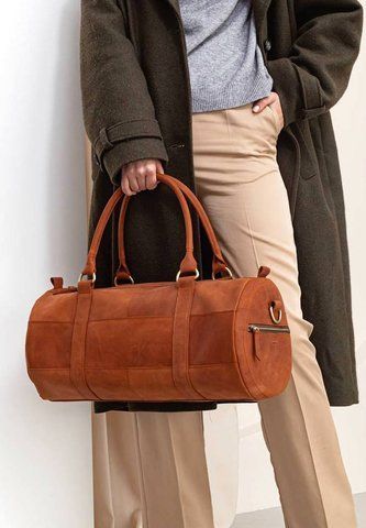 Чоловіча світло-коричнева шкіряна дорожня сумка BlankNote BN-BAG-14-k-kr BN-BAG-14-k-kr фото