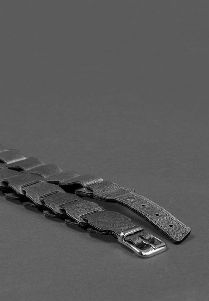 Женский черный бохо-ремень из натуральной кожи BlankNote BN-BELT-1-blackwood BN-BELT-1-blackwood фото