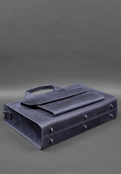Синяя кожаная сумка-портфель BlankNote BN-BAG-50-nn BN-BAG-50-nn фото