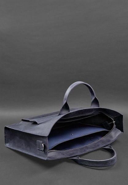 Синяя кожаная сумка-портфель BlankNote BN-BAG-50-nn BN-BAG-50-nn фото