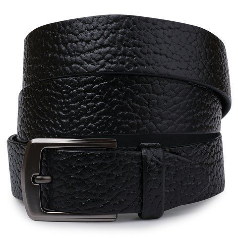 Чоловічий чорний шкіряний ремінь Vintage SO-20749 SO-20749 фото