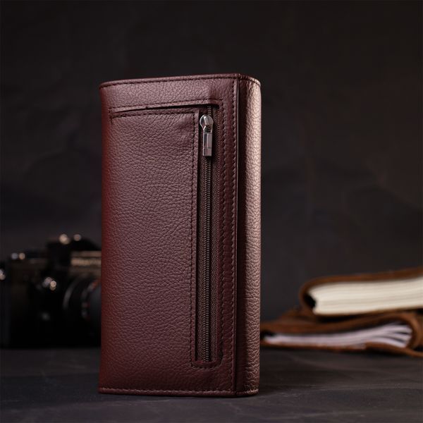 Бордовий шкіряний гаманець-клатч ST Leather SO-19428 SO-19428 фото