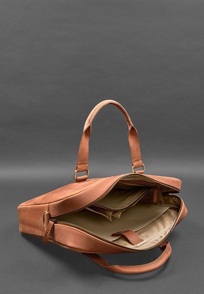 Светло-коричневая кожаная сумка-портфель BlankNote BN-BAG-37-k-kr BN-BAG-37-k-kr фото