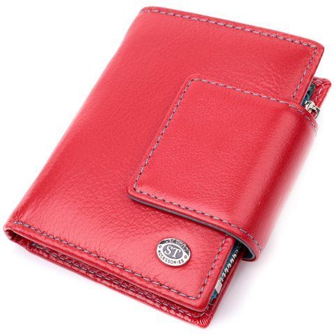 Портмоне з натуральної шкіри червоного кольору ST Leather SO-19448 SO-19448 фото