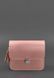 Рожева жіноча шкіряна сумка крос-боді BlankNote BN-BAG-3-pink-peach BN-BAG-3-pink-peach фото 5
