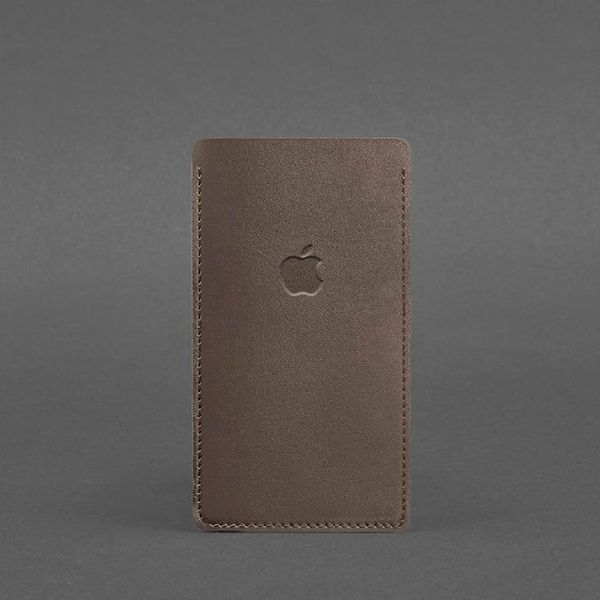 Темно-бежевый кожаный чехол для iPhone 12 BlankNote BN-GC-2-beige фото