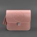 Рожева жіноча шкіряна сумка крос-боді BlankNote BN-BAG-3-pink-peach BN-BAG-3-pink-peach фото 6