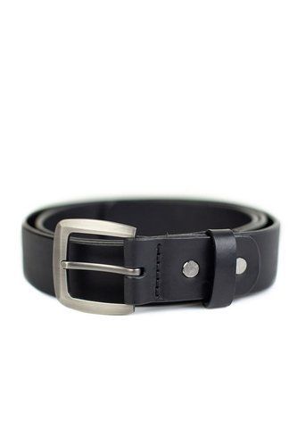 Чоловічий чорний шкіряний ремінь The Wings TW-Belt-33-black TW-Belt-33-black фото