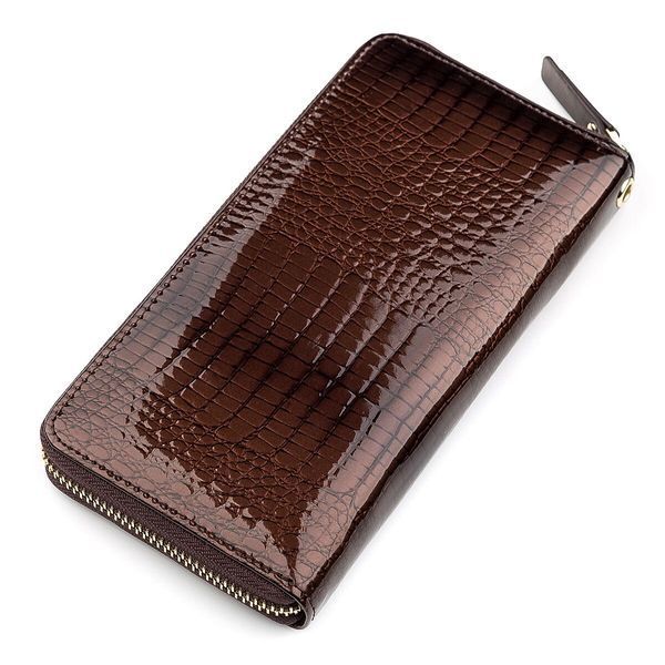 Шкіряний гаманець-клатч коричневого кольору ST Leather SO-18398 SO-18398 фото