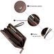 Шкіряний гаманець-клатч коричневого кольору ST Leather SO-18398 SO-18398 фото 4