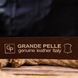 Чоловічий коричневий шкіряний ремінь GRANDE PELLE SO-21449 SO-21449 фото 9