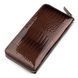 Шкіряний гаманець-клатч коричневого кольору ST Leather SO-18398 SO-18398 фото 2