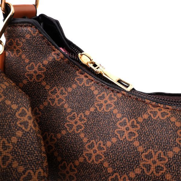 Женская сумка-седло из экокожи Vintage SO-SALE_15145 коричневая SO-sale_15145 фото