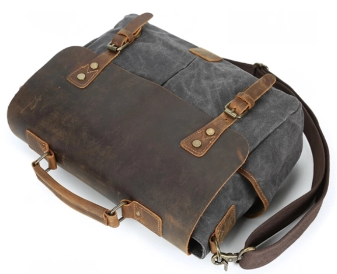 Мужской текстильный портфель Vintage SO-20063 серый SO-20063 фото