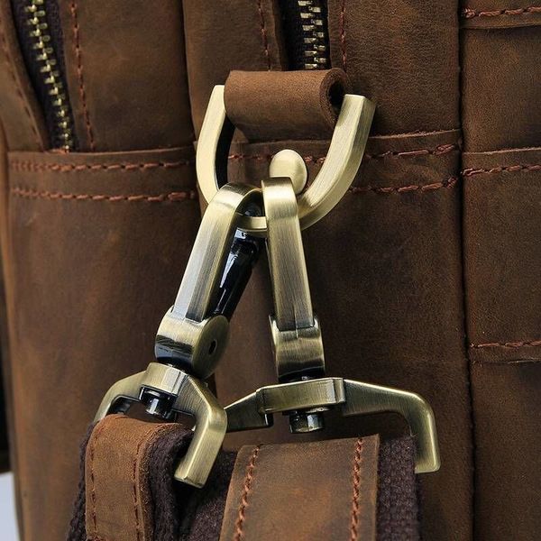 Мужской кожаный портфель Vintage SO-14563 коричневый SO-14563 фото