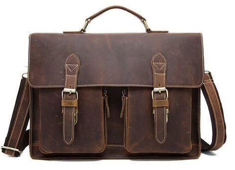 Мужской кожаный портфель Vintage SO-14774 коричневый SO-14774 фото