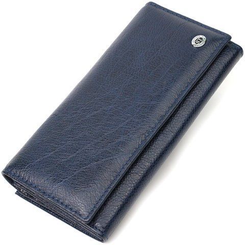Синий кошелек-клатч из натуральной кожи ST Leather SO-19426 SO-19426 фото