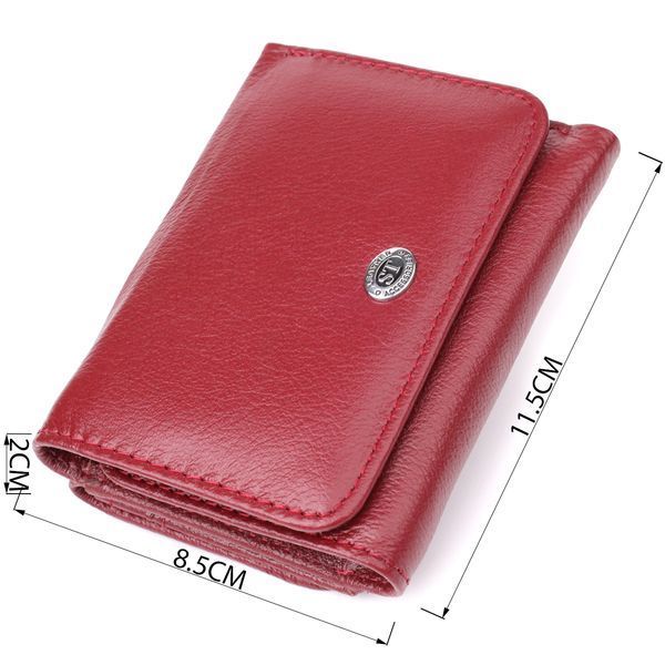 Кожаное портмоне бордовий цвета ST Leather SO-23073 SO-23073 фото