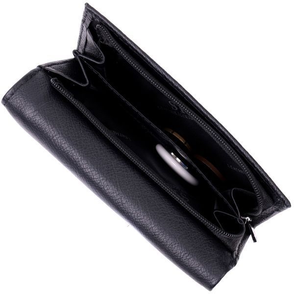 Кошелек-клатч из натуральной кожи черного цвета ST Leather SO-19468 SO-19468 фото