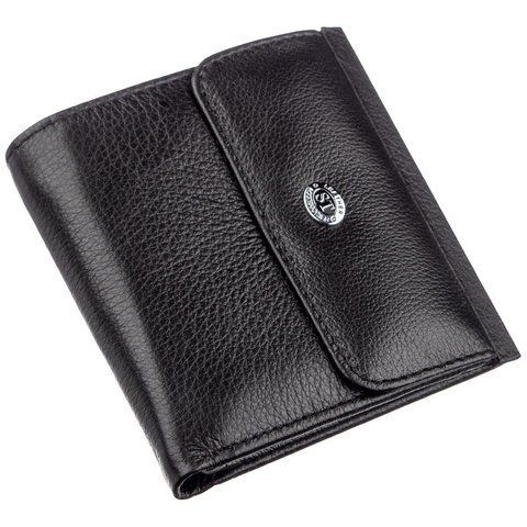 Портмоне з натуральної шкіри чорного кольору ST Leather SO-18919 SO-18919 фото